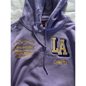Ultra Game‎ Los Angeles Lakers Since 1949 Mens Purple Pullover Hoodie Medium NWT